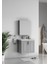 Londra 65 cm Kül Gri Banyo Dolabı 1