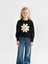 Çiçek Desenli Sweatshirt 3