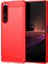Sony Xperia 10 Plus Telefon Kılıfı, Fırçalanmış Karbon Fiber Dokulu Esnek Tpu Tampon, Darbe Emici Koruyucu Kılıf Sony Xperia 10 Plus (Yurt Dışından) 1