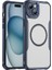 iPhone 15 Plus Magsafe Telefon Kılıfı, Yarı Saydam Köşe Korumalı Karbon Fiber Ince Uyumlu Darbeye Dayanıklı Kılıf iPhone 15 Plus (Yurt Dışından) 1
