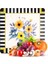 Cam Kesme Tahtası ve Sunumluk Kare Mackenzie Vintage Flower 30X30 cm 1