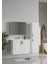 Londra 80 cm Beyaz Banyo Dolabı 1