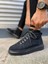 JET-206 Ottawa Bağcıklı Ortopedik Taban Süet Erkek Spor Bot SST - Siyah 3