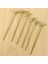 500 Pack Bambu Kokteyl Kokteyl Kürek Kukla Bambu Şişeler Kişilikler Için Kuşkuyumlar 4 Inç (Yurt Dışından) 4
