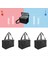 6pcs Açık Portatif Öğle Yemeği Yalıtılmış Çanta, Bira Teslim Çantası, Katlanabilir Termal Piknik Çantası, Soğuk Gıda Sıcak Tutma Çantası (Yurt Dışından) 5