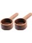 Ahşap Ölçüm Kaşık Seti Mutfak Ölçüm Kaşları Kahve Kahvesi Şeker Baharat Ölçü Kaşığı Ölçüm Araçları, 2 Pc (Yurt Dışından) 1