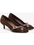 Simone Kahverengi Süet Deri Kadın Topuklu Ayakkabı 4