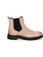 Hakiki Nubuk Deri Chelsea Bej Erkek Bot Kauçuk Taban - 02984 1