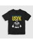 Unisex Çocuk Siyah Poster Boks Boxing Oleksandr Usyk T-Shirt 1