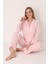 Straight Önden Düğmeli Pijama Takım 3