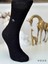 Bambu Desenli Siyah Erkek Yarım Konç Çorap 4 'lü 1