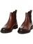 Hakiki Deri Kahverengi Chelsea Erkek Bot Kauçuk Taban - 2984 2