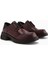 Lilas Bordo Bağcıklı Loafer Kadın Ayakkabı 4