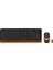 A4 Tech FG1010 Q 2.4 Ghz USB Turuncu Klavye+Mouse Kablosuz Set 1