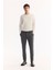 Erkek Antrasit Yanı Lastikli Viskon Karışımlı Slim Fit Pantolon A52Y3016 7