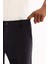 Erkek Siyah Yanı Lastikli Hızlı Kuruyan Kırışmayan Slim Fit Pantolon A52Y3077 2