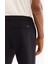 Erkek Siyah Yanı Lastikli Hızlı Kuruyan Kırışmayan Slim Fit Pantolon A52Y3077 4