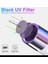 Uv El Feneri 365NM Siyah Işık USB Şarj Edilebilir Ultraviyole LED Blacklight Woods Lamba Güçlü Floresan Taşınabilir Dedektör 3