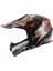 Chaos Full Face Tam Korumalı Kask (M/57-58CM) Kırmızı - Gri 1