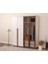 İtra 4 Kapaklı Gardırop – Krem Gövde, Krem MDFLAM, Camlı Kapak 1