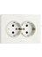 Grano Beyaz İkili Topraklı Priz Çerçeveli 1