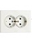 Grano Beyaz İkili Topraklı Priz Çerçeveli 4