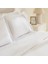 Indila %100 Pamuk Saten Çift Kişilik Nevresim Takımı Beyaz 4