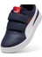 Courtflex V3 V Ps-Navy-White-Red Çocuk Ayakkabı-Lacivert 2