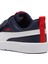Courtflex V3 V Ps-Navy-White-Red Çocuk Ayakkabı-Lacivert 5