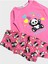 Kız Çocuk Pamuklu Pembe Panda Desenli Mevsimlik Uzun Kollu Pijama Takımı 3