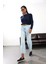 Buz Mavi Yüksek Bel Wide Leg Jean 1
