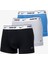 Dri Fit Ultra Stretch 3 Pack Micro 3 Lü Paket Kısa Boxer Siyah Gri Mavi 1