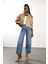 Mavi Yüksek Bel Wide Leg Jean 2