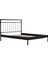 Odin-S Çift Kişilik Metal Karyola-Siyah (Ahşap Latalı) 3