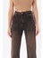 Kadın Kahverengi Full Leght Kesim Jeans Denim Likralı 6