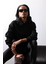 Siyah Kapüşonlu Sweatshirt 4447 1