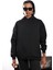 Siyah Kapüşonlu Sweatshirt 4447 4