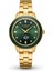 Kadın Kol Saati Yeşil Renk, Yeşil Kadran - Şık Metal Kordon, 2 Yıl Garantili 1