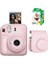 Instax Mini 12 Pembe Fotoğraf Makinesi 20'li Film ve Çanta Hediye Seti 5