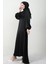 Kuyruklu Degaje Elbise Siyah 4