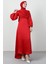 Kuyruklu Degaje Elbise Kırmızı 3