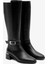 Rixor Siyah Deri Kadın Çizme 4
