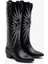 Frea Siyah Deri Kadın Çizme 4