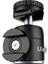 U-60 Vlog Top Kafa Ball Head Tripod Kafa, Siyah 4