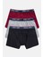Erkek Çocuk Boxer Düz Renkli 3'lü Paket Pamuklu Likralı Iç Çamaşırı 1