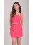 Kadın Pembe Büstiyer Takım 2