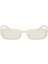 Pr B06S (26A40I) 53 | Unisex Beyaz Güneş Gözlüğü 3