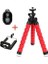 Ahtapot Mini Tripod Kamera Standı Kırmızı Renkli Ayarlanabilir Yükseklik Özelliği 2