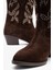 Aria Kahverengi Süet Deri Kadın Bot 5