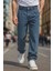 Erkek Pileli Yüksek Bel Bol Kesim Baggy Loose Fit Jean PANTOLON-C354 1